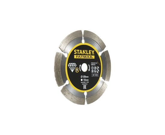 Диск пильный Stanley алмазный плитка, 89х10 мм для FME380 (STA10415), изображение 2 Диск пильный Stanley алмазный плитка, 89х10 мм для FME380 (STA10415), изображение 2