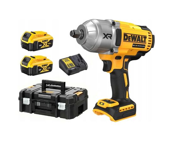 Гайковерт DeWALT 18 В XR Li-lon, 2*5Ah, кейс TSTAK (DCF900P2T)