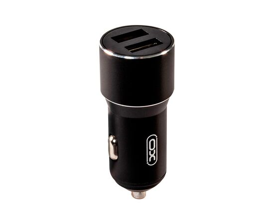 Зарядний пристрій XO CC30 Metal Car Charger Black (XO-CC30-BK)