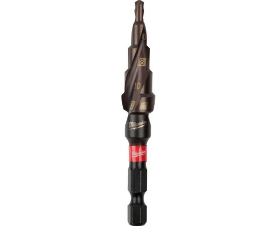Сверло Milwaukee ступенчатое SHOCKWAVE Impact Duty, 4-12мм с шагом 2мм (48899262)