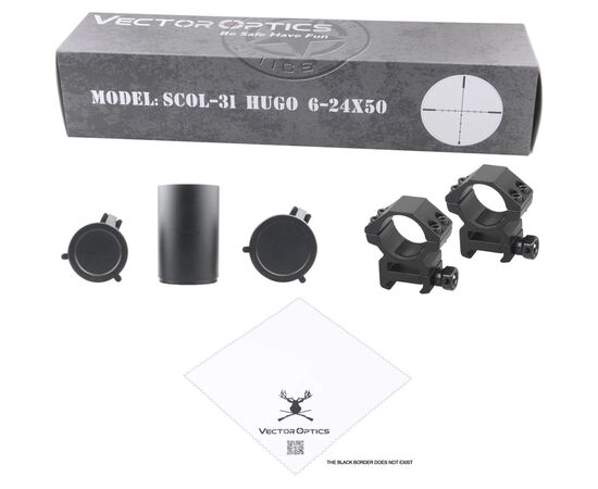 Оптический прицел Vector Optics Hugo 6-24x50 (25,4 мм) SFP (SCOL-31), изображение 10 Оптический прицел Vector Optics Hugo 6-24x50 (25,4 мм) SFP (SCOL-31), изображение 10