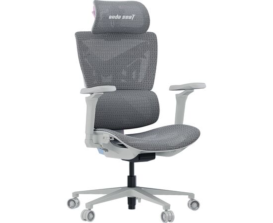 Кресло игровое Anda Seat X-Air Pro Size XL Mesh Gray Twilight (AD-WY-01-GGSP-G01), изображение 2 Кресло игровое Anda Seat X-Air Pro Size XL Mesh Gray Twilight (AD-WY-01-GGSP-G01), изображение 2