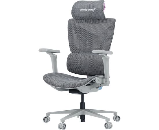 Кресло игровое Anda Seat X-Air Pro Size XL Mesh Gray Twilight (AD-WY-01-GGSP-G01), изображение 3 Кресло игровое Anda Seat X-Air Pro Size XL Mesh Gray Twilight (AD-WY-01-GGSP-G01), изображение 3