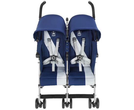 Коляска Maclaren Twin Triumph для двійні Blue/Silver (WM1Y120042), изображение 2