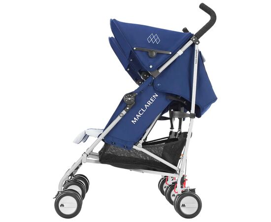 Коляска Maclaren Twin Triumph для двійні Blue/Silver (WM1Y120042), изображение 3