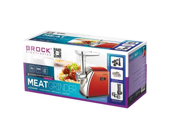Мясорубка Brock MG 1601 RD, изображение 11 Мясорубка Brock MG 1601 RD, изображение 11