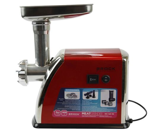 Мясорубка Brock MG 1601 RD, изображение 3 Мясорубка Brock MG 1601 RD, изображение 3