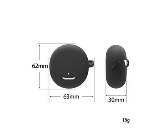 Чехол для наушников BeCover Silicon для OPPO Enco Air3 (ETE31) Black (709569), изображение 3 Чехол для наушников BeCover Silicon для OPPO Enco Air3 (ETE31) Black (709569), изображение 3