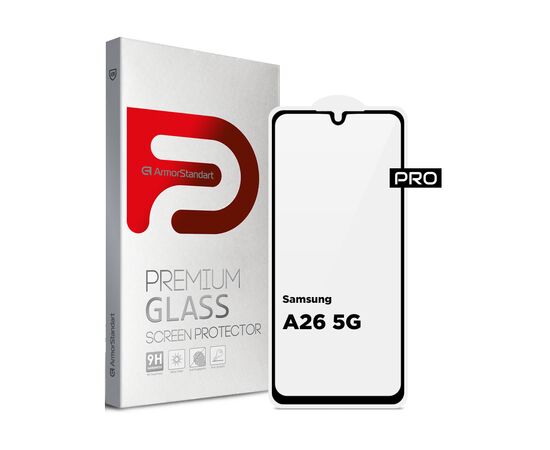 Стекло защитное Armorstandart Pro Samsung A26 5G Black (ARM82212)