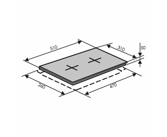 Варочна поверхня Ventolux HG 320 CEST (X) 7, зображення 7 Варочна поверхня Ventolux HG 320 CEST (X) 7, зображення 7