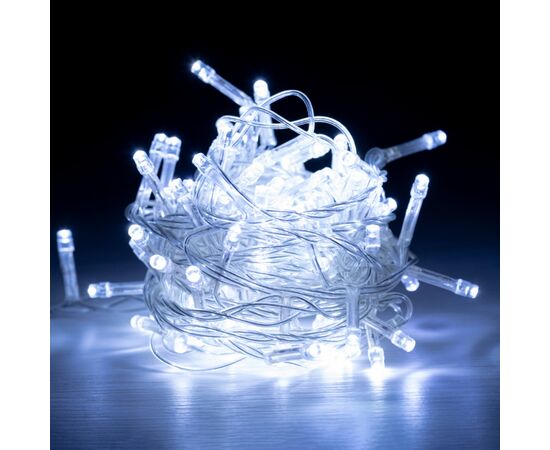 Гірлянда YES! Fun LED Christmas time 100 ламп, холодно-біла, 5м. 8 режимів (801156)