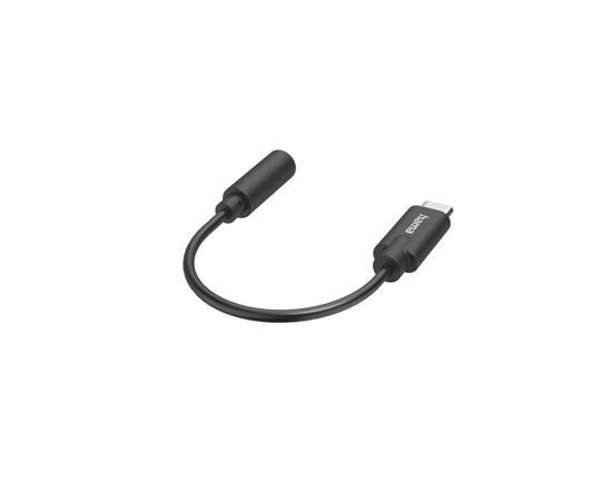 Переходник USB-C to Stereo Jack 3.5mm Black Hama (00200318), изображение 2 Переходник USB-C to Stereo Jack 3.5mm Black Hama (00200318), изображение 2
