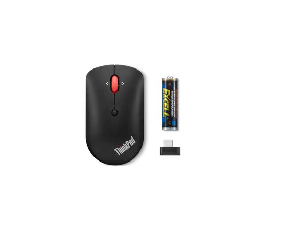 Мишка Lenovo ThinkPad USB-C Compact Wireless Black (4Y51D20848), зображення 6 Мишка Lenovo ThinkPad USB-C Compact Wireless Black (4Y51D20848), зображення 6
