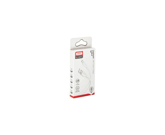 Дата кабель USB 2.0 AM to Micro 5P 1.0m NB212 2.1A White XO (XO-NB212m-WH), изображение 2 Дата кабель USB 2.0 AM to Micro 5P 1.0m NB212 2.1A White XO (XO-NB212m-WH), изображение 2