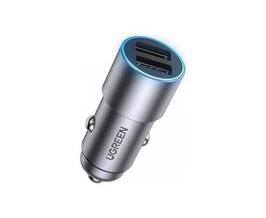 Зарядное устройство Ugreen USB-A Dual 24W QC Grey (CD130) (50592)