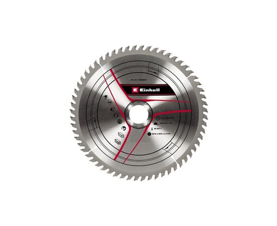Диск пильний Einhell TCT KWB до торцової пилки, 216х30 мм, 60 зубц (588261)