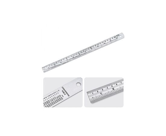 Лінійка Toptul 30 см із нержавіючої сталі (IABA0300), зображення 2 Лінійка Toptul 30 см із нержавіючої сталі (IABA0300), зображення 2