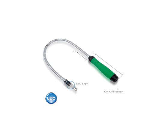 Магнітний захват Toptul гнучкий 640мм 1,5кг з підсвічуванням (JJAD1625), зображення 2