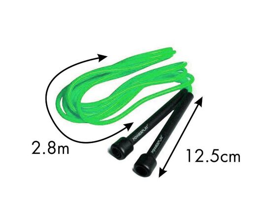 Скакалка PowerPlay 4201 Зелена (PP_4201_Green), изображение 2 Скакалка PowerPlay 4201 Зелена (PP_4201_Green), изображение 2