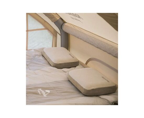 Туристична подушка Naturehike NH22ZT002 з пам'яттю 50x32x11 см Grey (6927595708590), зображення 3 Туристична подушка Naturehike NH22ZT002 з пам'яттю 50x32x11 см Grey (6927595708590), зображення 3