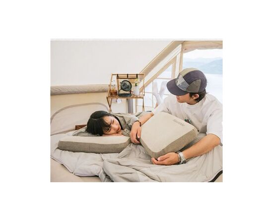 Туристична подушка Naturehike NH22ZT002 з пам'яттю 50x32x11 см Grey (6927595708590), зображення 7 Туристична подушка Naturehike NH22ZT002 з пам'яттю 50x32x11 см Grey (6927595708590), зображення 7