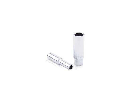 Головка торцевая Toptul 1/4" 12-гранная длинная 7мм (BAEF0807)