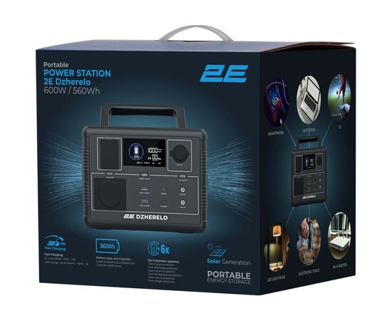 Зарядна станція 2E Dzherelo 600W (2E-PPS06056), зображення 12 Зарядна станція 2E Dzherelo 600W (2E-PPS06056), зображення 12