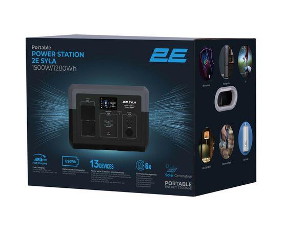 Зарядна станція 2E SYLA 1500W (2E-PPS1512), зображення 12 Зарядна станція 2E SYLA 1500W (2E-PPS1512), зображення 12