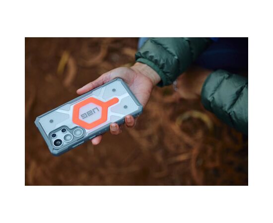 Чехол для мобильного телефона UAG Samsung Galaxy S25 Ultra Pathfinder Clear with Magnet Bundle Active Lava Lanyard (2144831BV02), изображение 6