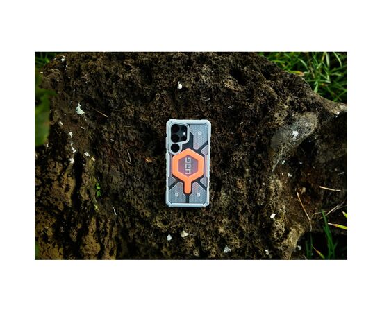 Чехол для мобильного телефона UAG Samsung Galaxy S25 Ultra Pathfinder Clear with Magnet Bundle Active Lava Lanyard (2144831BV02), изображение 7