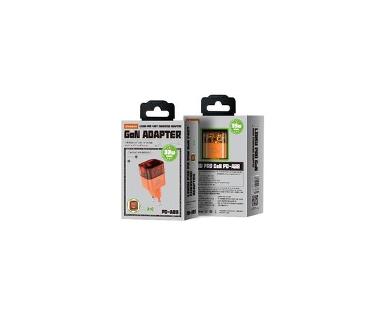 Зарядное устройство Proda Azeada PD-A88 33W GAN Orange (PD-A88-OR), изображение 5 Зарядное устройство Proda Azeada PD-A88 33W GAN Orange (PD-A88-OR), изображение 5