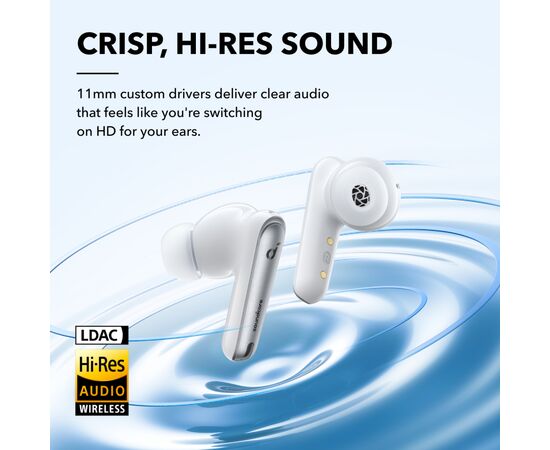 Наушники Anker SoundСore Liberty 4 NC Clear White (A3947G21), изображение 6 Наушники Anker SoundСore Liberty 4 NC Clear White (A3947G21), изображение 6