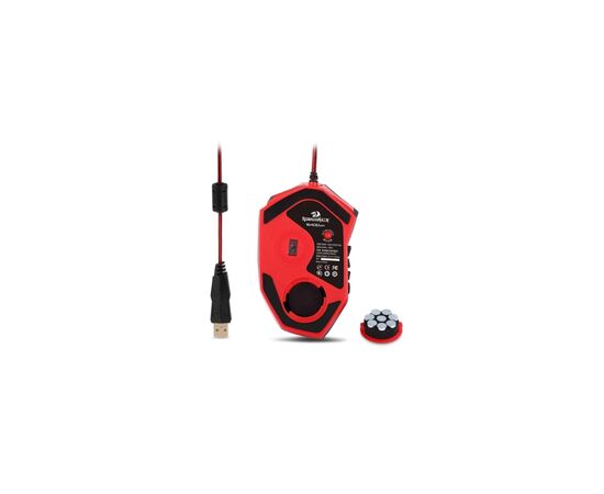 Мышка Redragon M901-2 MMO USB Black (78177), изображение 3 Мышка Redragon M901-2 MMO USB Black (78177), изображение 3