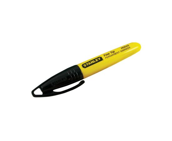Маркер Stanley Permanent, 90мм, black, із загостреним наконечником (1-47-324)