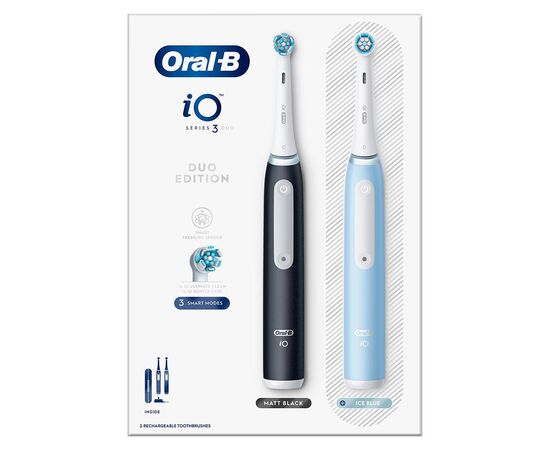 Електрична зубна щітка Oral-B iO Series 3 Duo iOG3.d.2i6.2K типу 3769, зображення 3 Електрична зубна щітка Oral-B iO Series 3 Duo iOG3.d.2i6.2K типу 3769, зображення 3