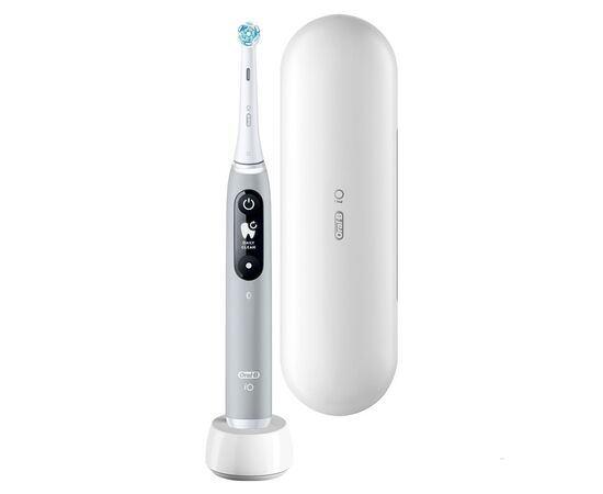 Электрическая зубная щетка Oral-B iO Series 6 iOM6.1A6.1K Grey Opal, изображение 2 Электрическая зубная щетка Oral-B iO Series 6 iOM6.1A6.1K Grey Opal, изображение 2