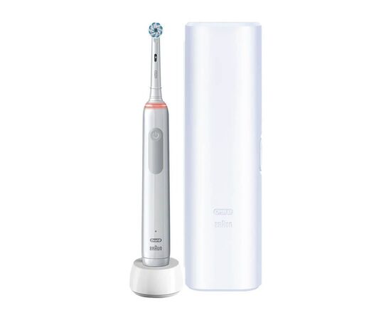 Электрическая зубная щетка Oral-B PRO3 3500 D505.513.3X WT Gift Edition, изображение 2 Электрическая зубная щетка Oral-B PRO3 3500 D505.513.3X WT Gift Edition, изображение 2