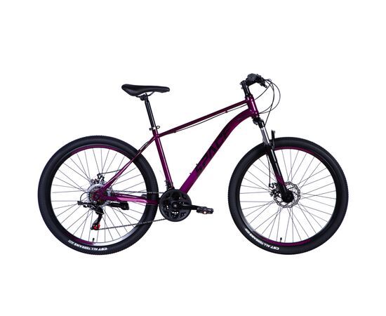 Велосипед Space 27.5" Neptune AM DD рама-18" St фіолетовий 2024 (OPS-SP-27.5-014)