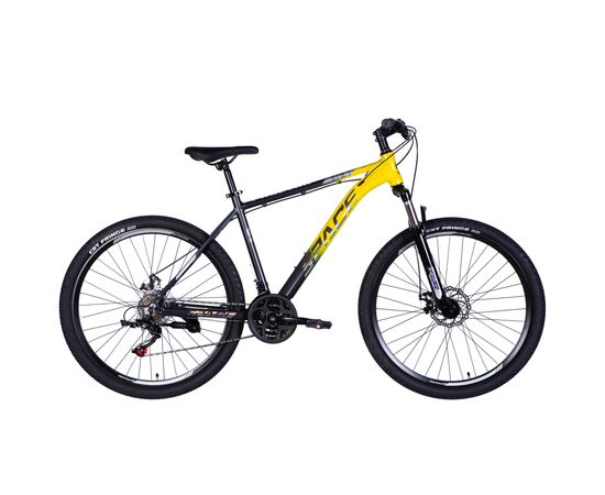 Велосипед Space 27.5" Phaeton AM DD рама-19" Al сіро-жовтий 2025 (OPS-SP-27.5-039)