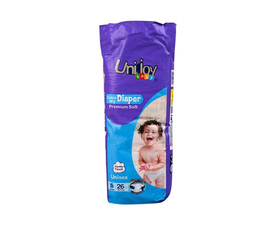 Подгузники Unijoy baby Soft XL 5 (14-17 кг) 26 шт (6998526216200)