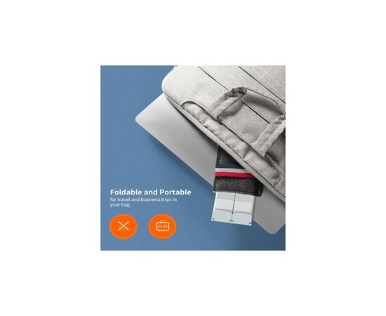 Подставка для ноутбука Vention Foldable 90-136mm Laptop up 15.6" stand silver (H055-SL), изображение 5 Подставка для ноутбука Vention Foldable 90-136mm Laptop up 15.6" stand silver (H055-SL), изображение 5