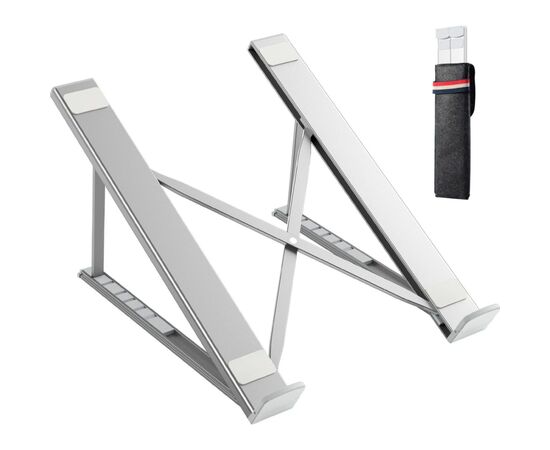 Подставка для ноутбука Vention Foldable 90-136mm Laptop up 15.6" stand silver (H055-SL)