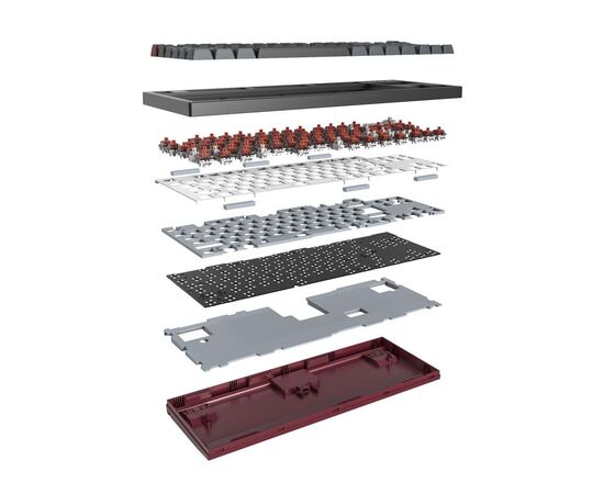 Клавиатура MONTECH Darkness MK87DR TKL DR USB UA Black (MK87DR), изображение 8 Клавиатура MONTECH Darkness MK87DR TKL DR USB UA Black (MK87DR), изображение 8