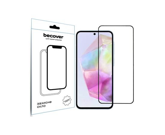 Стекло защитное BeCover Samsung Galaxy A36 SM-A366 Black (712886)