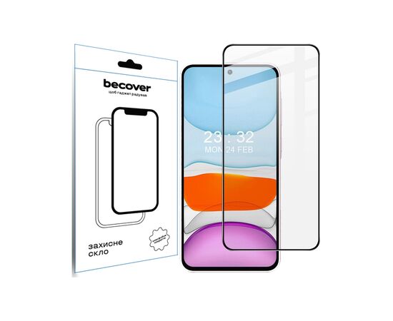 Стекло защитное BeCover Samsung Galaxy A56 SM-A566 Black (712887)