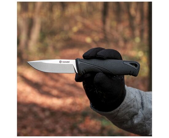 Нож Ganzo G807-BK Чорний з ножнами (G807BK), изображение 11