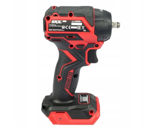 Гайковерт Skil аккумуляторный безщеточный ударный 3265 CA Compact, 2.5Ah (SD1E3265CA+BC1E3110AA), изображение 7 Гайковерт Skil аккумуляторный безщеточный ударный 3265 CA Compact, 2.5Ah (SD1E3265CA+BC1E3110AA), изображение 7