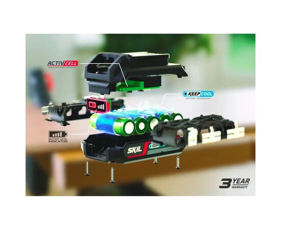 Шуруповерт Skil аккумуляторный безщеточный ударный 3075 CA Compact, 2.5Ah (CD1E3075CA+BC1E3110AA), изображение 10 Шуруповерт Skil аккумуляторный безщеточный ударный 3075 CA Compact, 2.5Ah (CD1E3075CA+BC1E3110AA), изображение 10