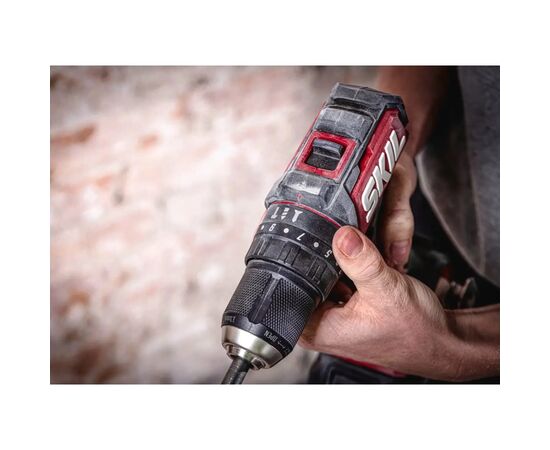 Шуруповерт Skil аккумуляторный безщеточный ударный 3075 CA Compact, 2.5Ah (CD1E3075CA+BC1E3110AA), изображение 7 Шуруповерт Skil аккумуляторный безщеточный ударный 3075 CA Compact, 2.5Ah (CD1E3075CA+BC1E3110AA), изображение 7