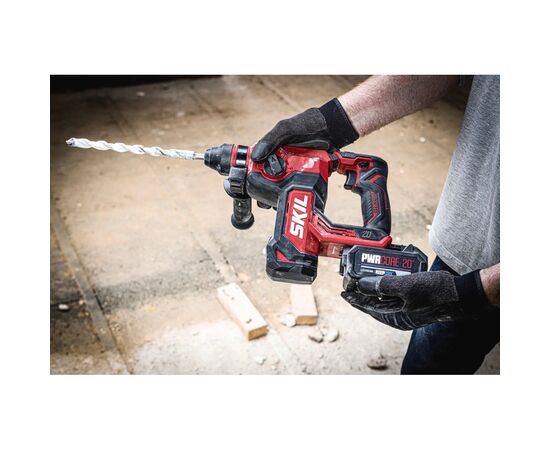 Перфоратор Skil аккумуляторный бесщеточный 3851 CA XP, 2.5Ah (RH1E3851CA+BC1E3110AA), изображение 5